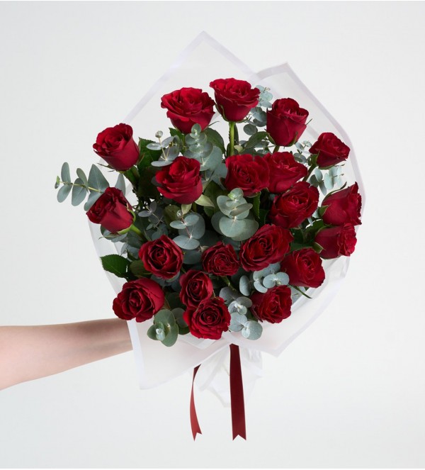 20'li Kırmızı Gül Buketi